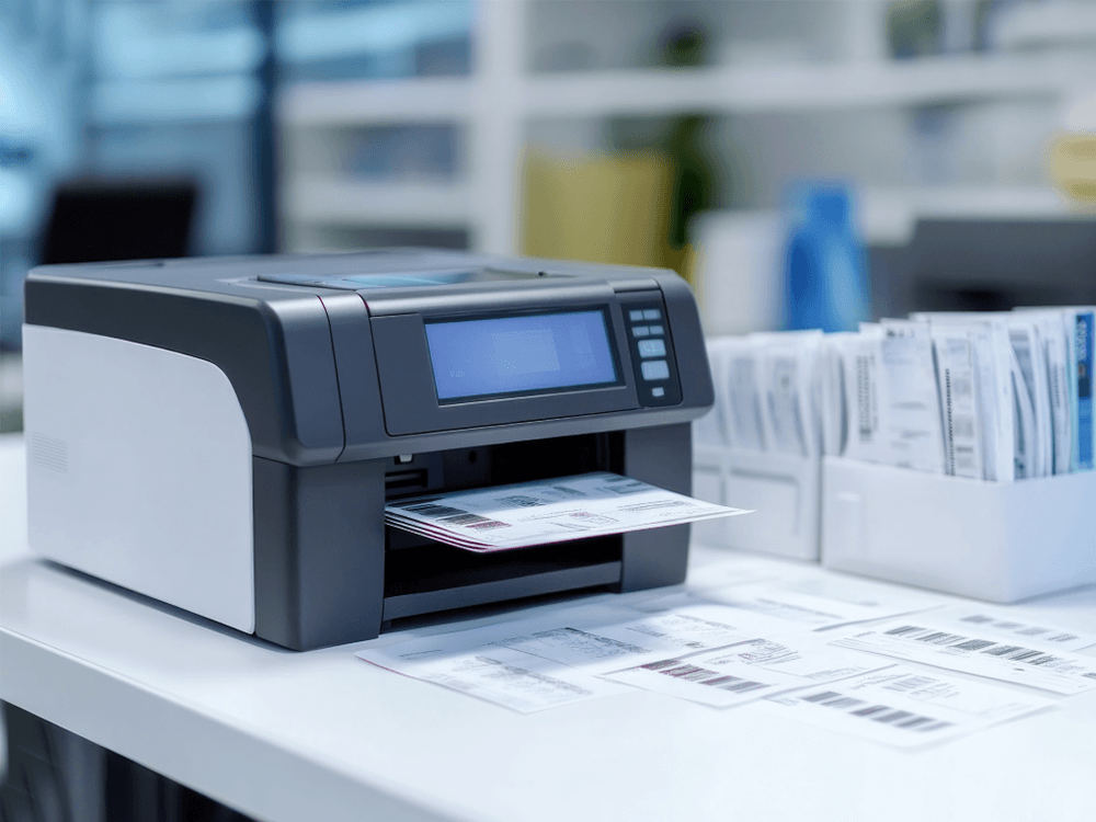 Uninterrupted label printing