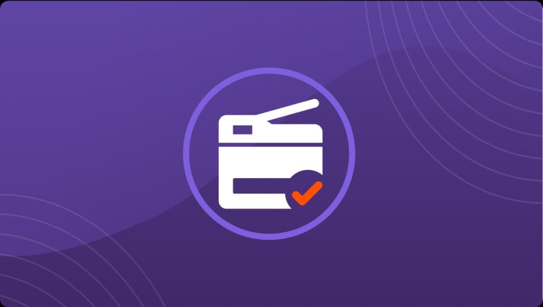 Printer Check Card Bg