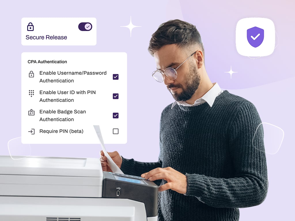 Secure Release Printing Man