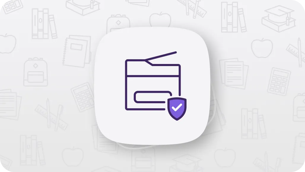 Printer Shielded Light