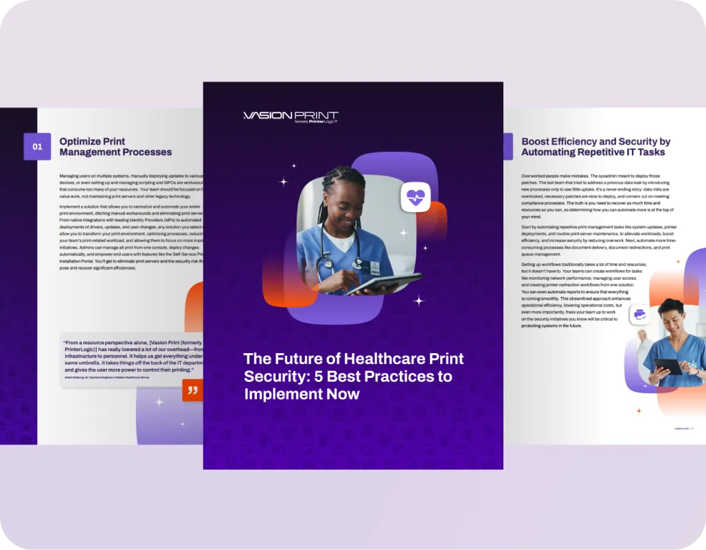 Healthcare Print 5 Best Practices