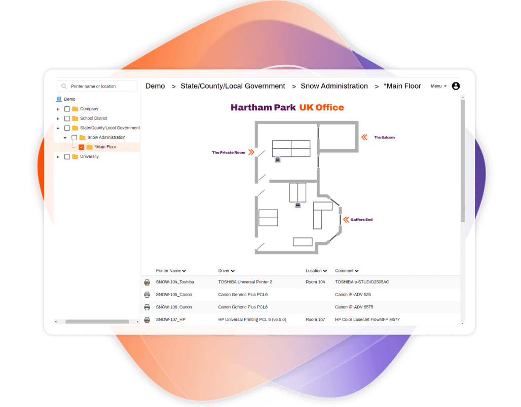 Hartham Park Uk Office Map