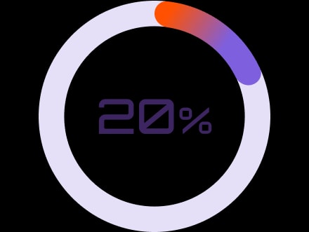 Donut Chart 20 Desktop